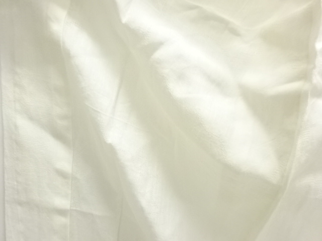  アンティーク　本麻透かし織萩模様長襦袢